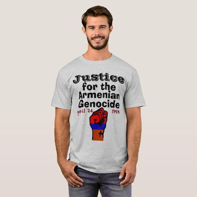 Armenischer Völkermord-T - Shirt (Vorne ganz)