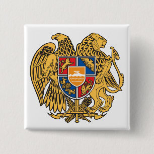 Armenischer Wappen-Button Button
