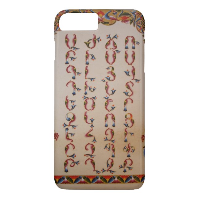Armenisches Alphabet iPhone 7 Fall Case-Mate iPhone Hülle (Rückseite)
