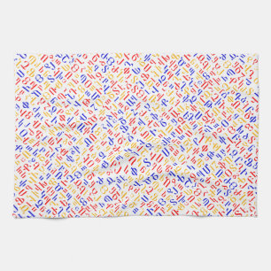 Armenisches Alphabet Küchentuch