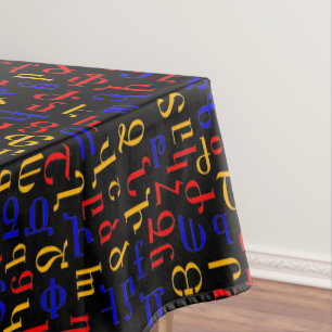 Armenisches Alphabet Tischdecke