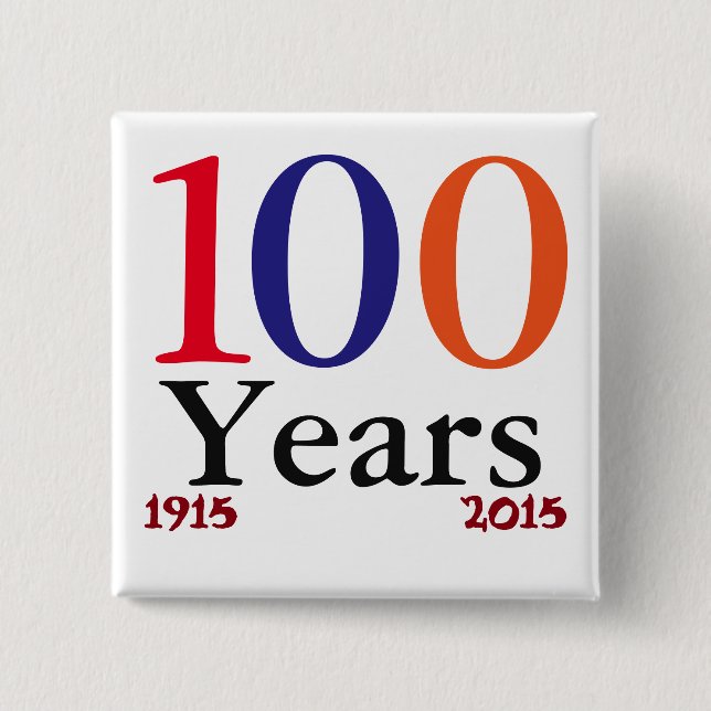 Armenisches Button gegen Völkermord (Vorderseite)