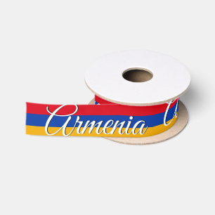 Armenisches Flaggenband, Mode / Sport, Armenien Satinband