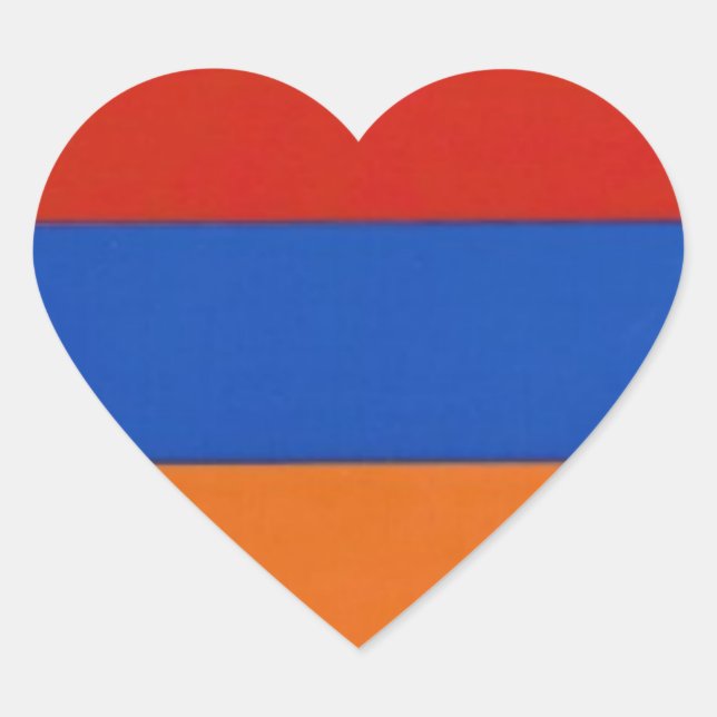 Armenisches Herz | Aufkleber (Vorderseite)