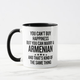 Armenisches Hochzeits-Mug Lustiges Hochzeitsgesche Tasse