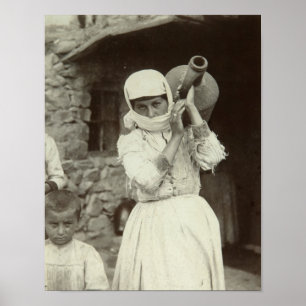 armenisches Landmädchen, Jerewan Poster