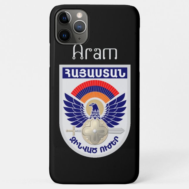 Armenisches MilitärEmblem Case-Mate iPhone Hülle (Rückseite)