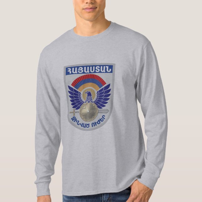 Armenisches MilitärSiegel T-Shirt (Vorderseite)