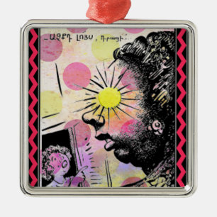 Armenisches Sprichwort Ornament Aus Metall