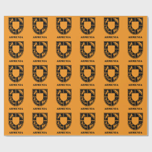 Armenisches Staatswappen Zeitgenössische Kunst Geschenkpapier
