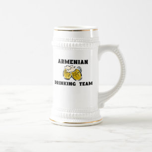 Armenisches trinkendes Team Stein Bierglas