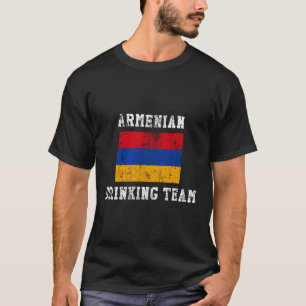 Armenisches Trinkteam Gezwitscher Nationalstolz T-Shirt