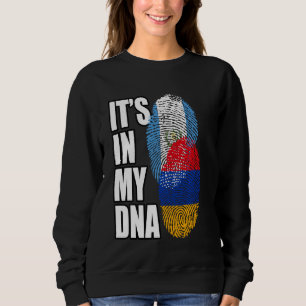 armenisches und guatemaltekisches MIX-DNA-Flaggeng Sweatshirt