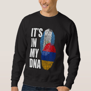 armenisches und guatemaltekisches MIX-DNA-Flaggeng Sweatshirt