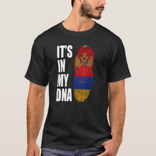 armenisches und montenegrinisches DNA-Heritage T-Shirt