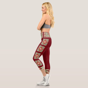 Armenisches Volk Art 2 Capri Leggings
