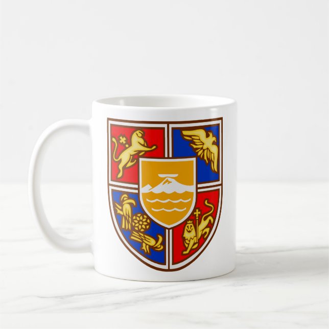 Armenisches Wappen Erbe & Symbole Kaffeetasse (Links)