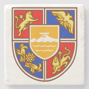Armenisches Wappen Erbe & Symbole Steinuntersetzer