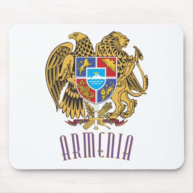 Armenisches Wappen Mousepad (Vorne)