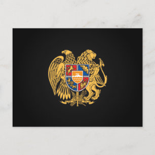 Armenisches Wappen Postkarte
