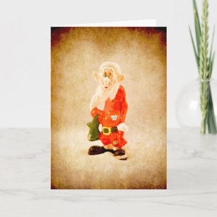 Armer Santa Feiertagskarte