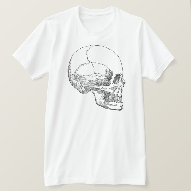 Armer Yorick-Schädel T-Shirt (Design vorne)
