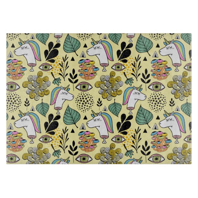 Armes Einhorn Schneidebrett (Vorderseite)