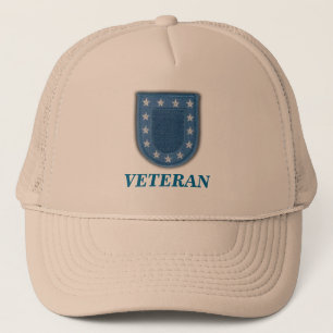 Armeveteranentierarztbaretteinheits-Blitzhut Truckerkappe