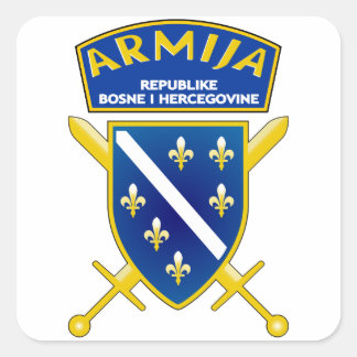 Armija BiH Quadratischer Aufkleber