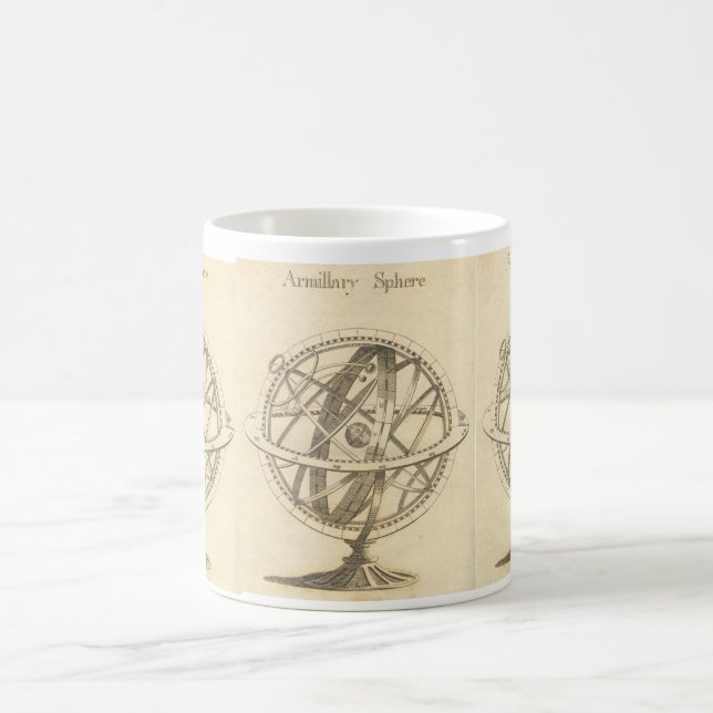 Armillary Bereich-Vorlagen-Skizze Kaffeetasse (Mittel)