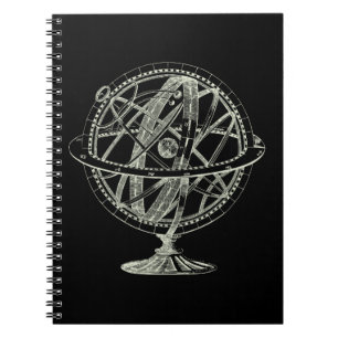 Armillary Sphere Celestial Globe Notizblock