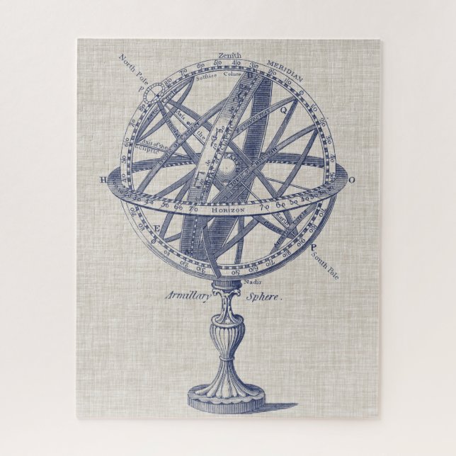 Armillary Sphere Diagramm Puzzle (Vertikal)
