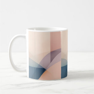 Armonía etérea Resumen Arte Color Pastel moderno Kaffeetasse