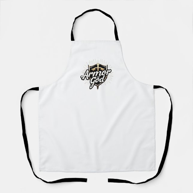 Armor of God Apron | Faith-Based Kitchen Apron  Schürze (Vorderseite)