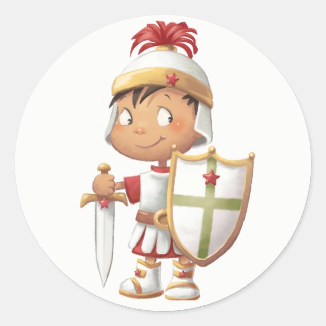 Armor of God Aufkleber - Junge (Vorderseite)