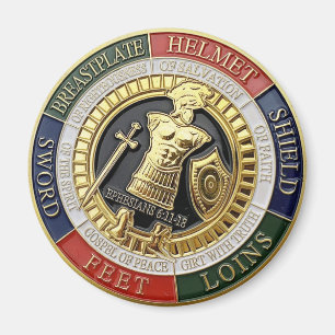 Armor of god helmet of salvation magnet