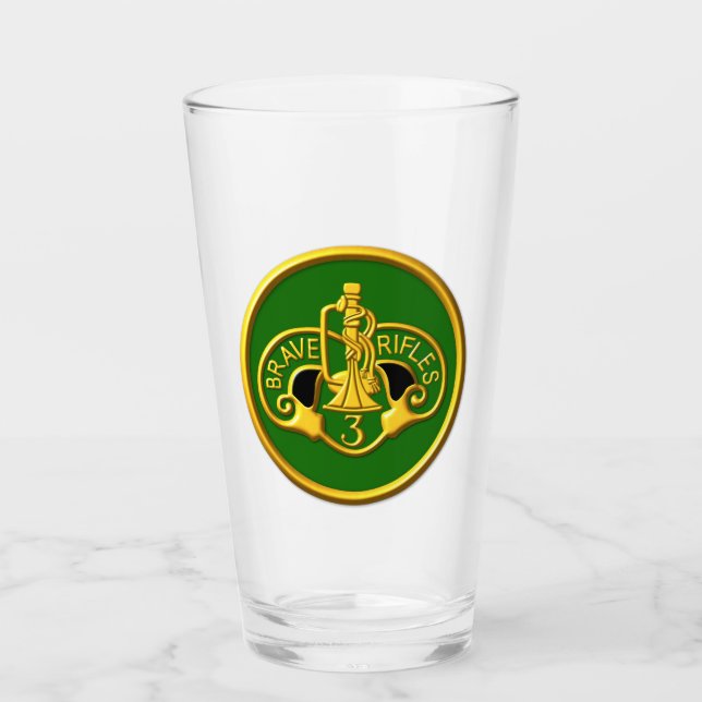 Armored Cav Regiment "Brave Rifle Glass Cup Glas (Vorderseite)