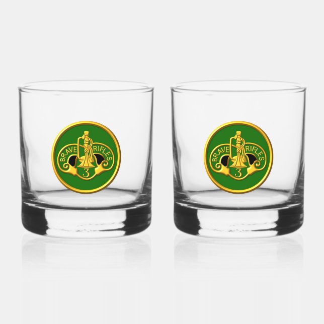 Armored Cavalry Regiment ACR Whiskyglas (Vorderseite)