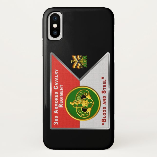 Armored Cavalry Regiment "Brave Rifles" Case-Mate iPhone Hülle (Rückseite)