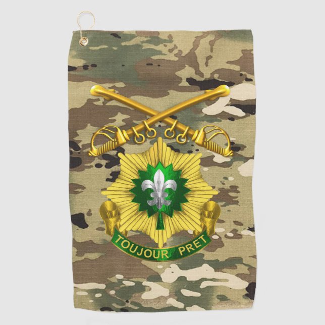 Armored Cavalry Regiment Golfhandtuch (Vorderseite)