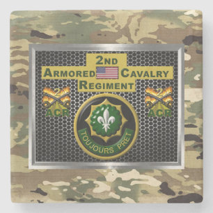 Armored Cavalry Regiment "Immer bereit" Steinuntersetzer