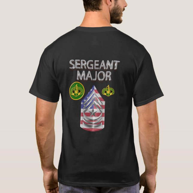 Armored Cavalry Regiment Sergeant Major "SGM" T-Shirt (Rückseite)