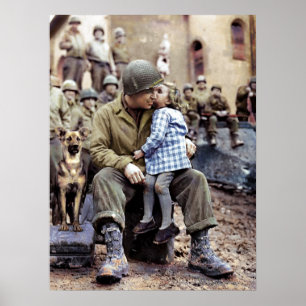 Armored Division Technician, Frankreich, 1945 Poster
