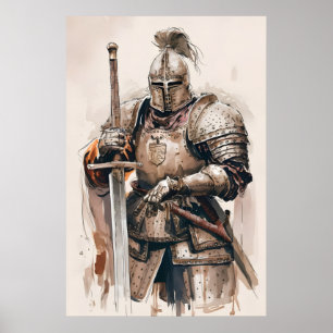 Armored Knight Poster