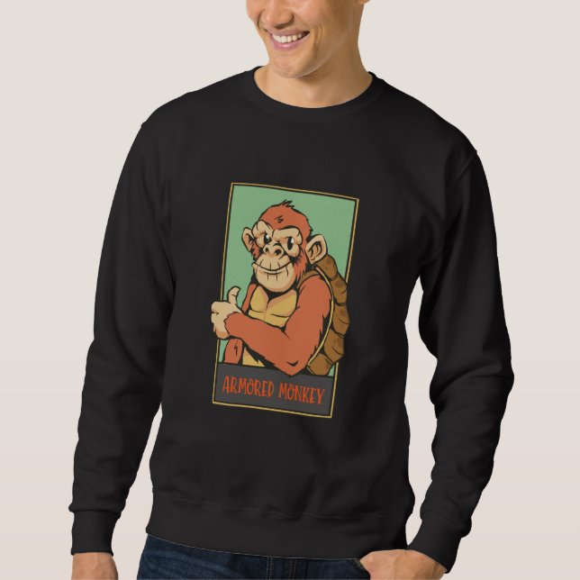 armored monkey sweatshirt (Vorderseite)