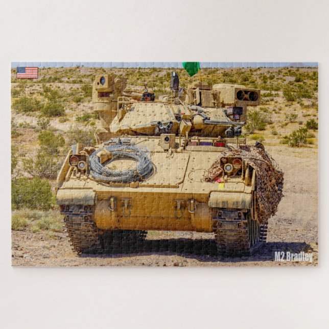 ARMORED PERSONNEL CARRIER M2 Bradley (20 x 30 Zoll Puzzle (Horizontal)