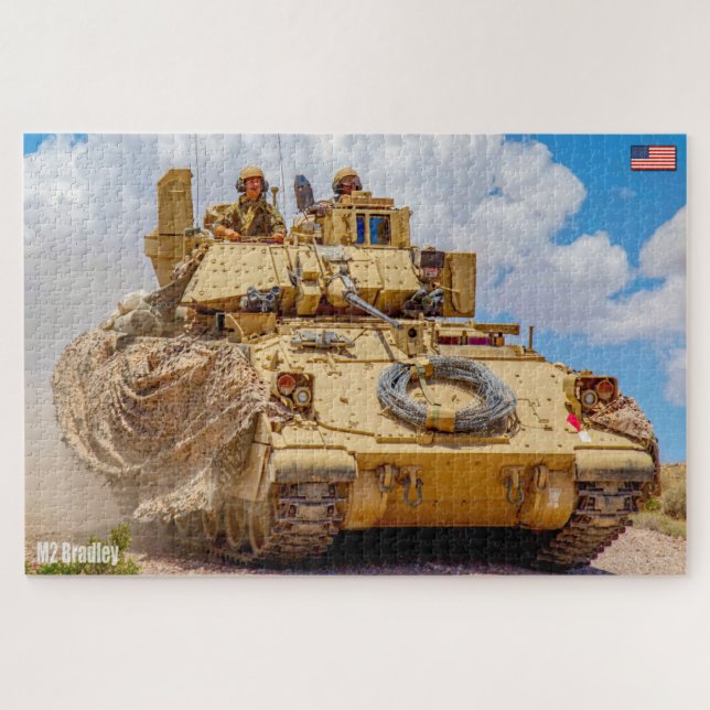 ARMORED PERSONNEL CARRIER M2 Bradley (20 x 30 Zoll Puzzle (Horizontal)