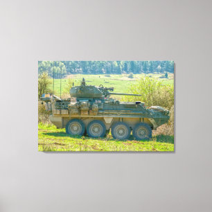 ARMORED PERSONNEL CARRIER - Stryker 24x36 Leinwanddruck