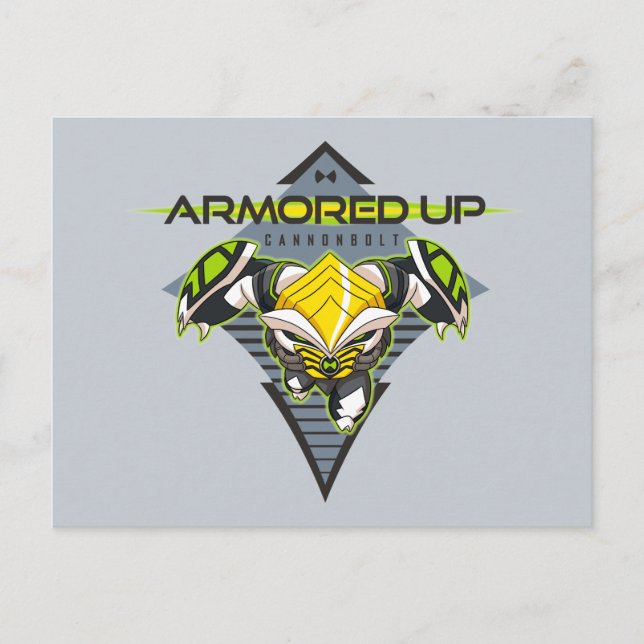 Armored Up - Omni-Kix Cannonbolzen Einladungspostkarte (Vorderseite)