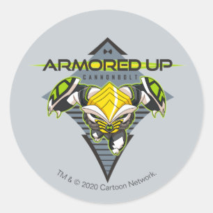 Armored Up - Omni-Kix Cannonbolzen Runder Aufkleber